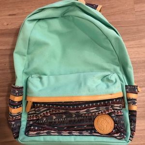 Aztec print Leaper book bag